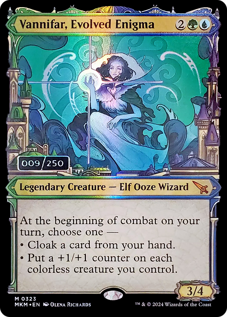 Vannifar, Evolved Enigma (Serial Numbered) (MKM-323) - Murders at Karlov Manor Foil-1