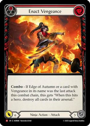 Enact Vengeance (Regular) [ASR008] (Armory Deck: Ira)-1