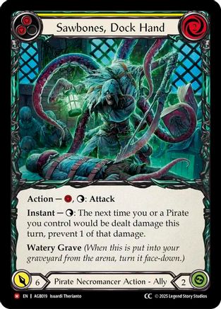 Sawbones, Dockhand (CC Label) (Regular) [AGB019] (Armory Deck: Gravy Bones)-1