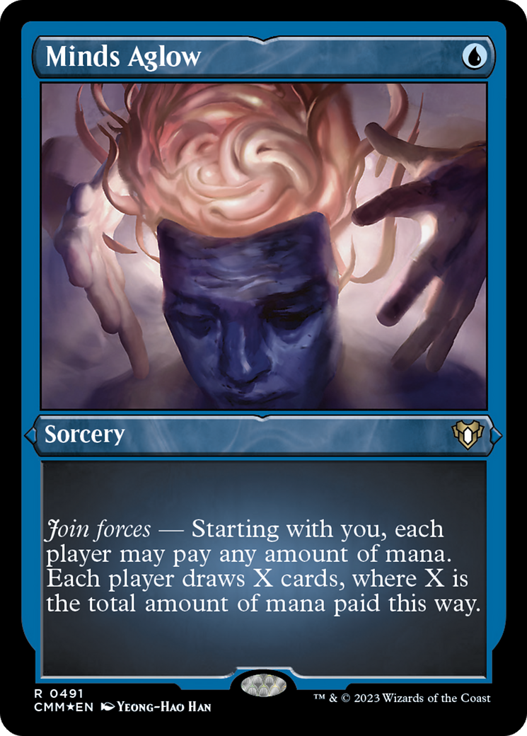 Minds Aglow (CMM-491) - Commander Masters Etched Foil-1