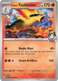 Ethan's Typhlosion (034/182) [Scarlet & Violet: Destined Rivals]-1