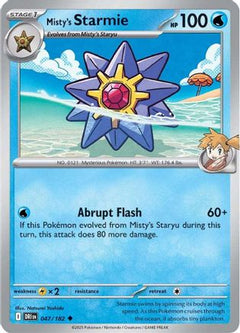 Misty's Starmie (047/182) [Scarlet & Violet: Destined Rivals]-1