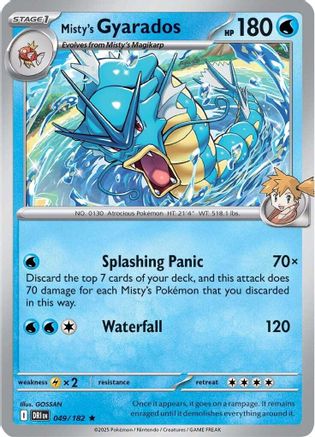 Misty's Gyarados (049/182) [Scarlet & Violet: Destined Rivals]-1