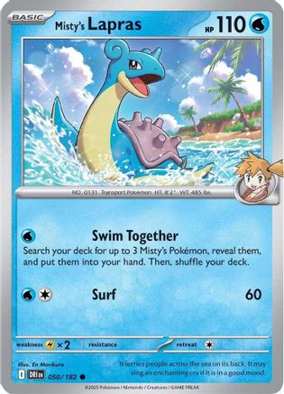 Misty's Lapras (050/182) [Scarlet & Violet: Destined Rivals]-1