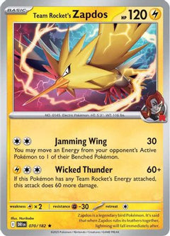 Team Rocket's Zapdos (070/182) [Scarlet & Violet: Destined Rivals]-1