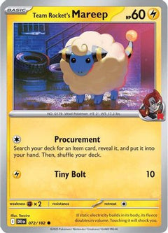 Team Rocket's Mareep (072/182) [Scarlet & Violet: Destined Rivals]-1