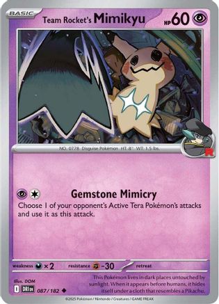 Team Rocket's Mimikyu (087/182) [Scarlet & Violet: Destined Rivals]-1