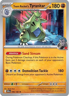 Team Rocket's Tyranitar (096/182) [Scarlet & Violet: Destined Rivals]-1