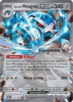 Steven's Metagross ex (145/182) [Scarlet & Violet: Destined Rivals]-1