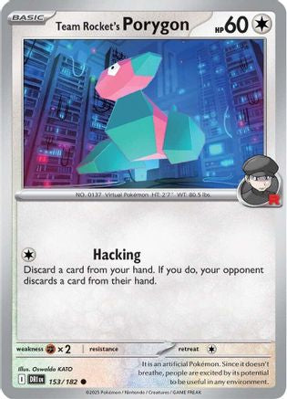 Team Rocket's Porygon (153/182) [Scarlet & Violet: Destined Rivals]-1