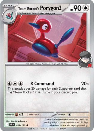 Team Rocket's Porygon2 (154/182) [Scarlet & Violet: Destined Rivals]-1