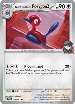Team Rocket's Porygon2 (154/182) [Scarlet & Violet: Destined Rivals]-1