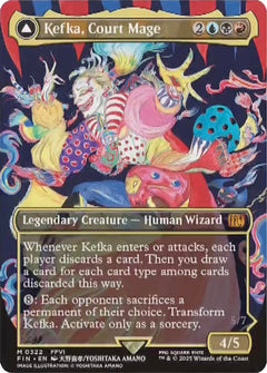 Kefka, Court Mage // Kefka, Ruler of Ruin (Borderless) (0322) [FINAL FANTASY]-1