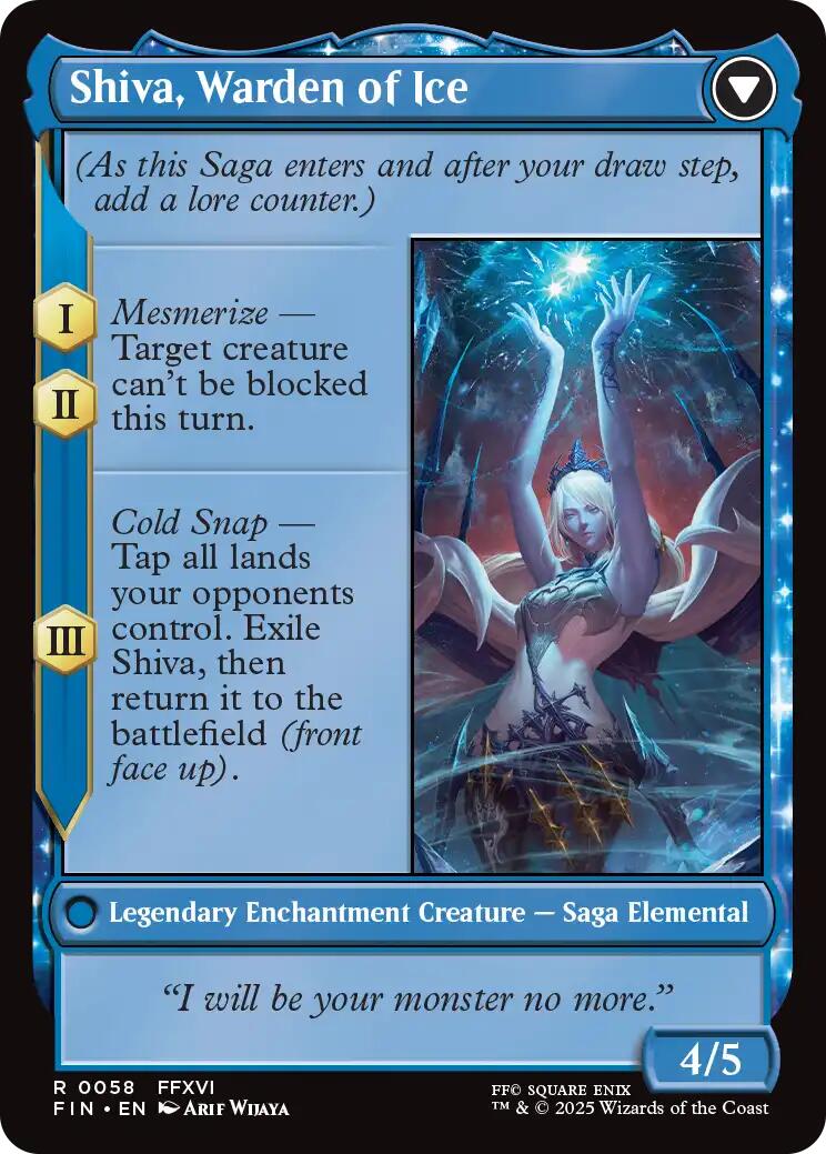 Jill, Shiva's Dominant // Shiva, Warden of Ice [FINAL FANTASY]-2