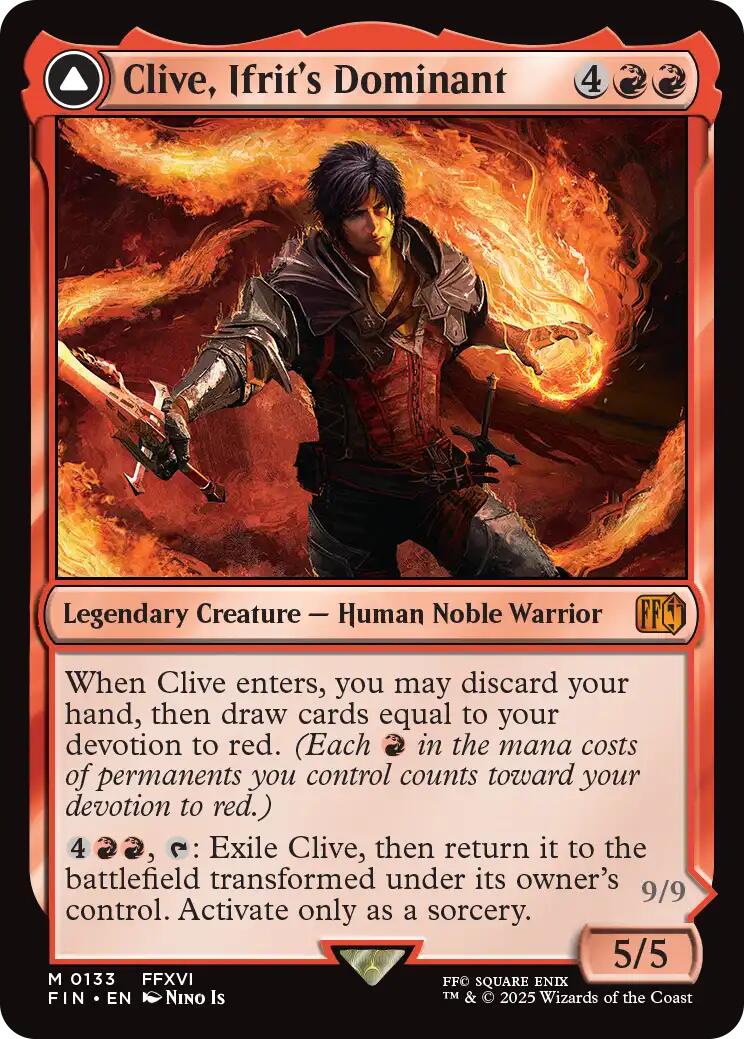 Clive, Ifrit's Dominant // Ifrit, Warden of Inferno [FINAL FANTASY]-1