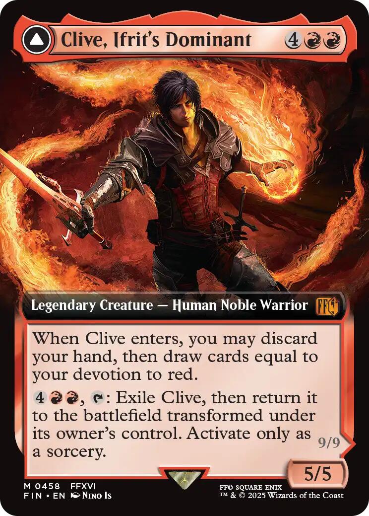 Clive, Ifrit's Dominant // Ifrit, Warden of Inferno (Extended Art) [FINAL FANTASY]-1