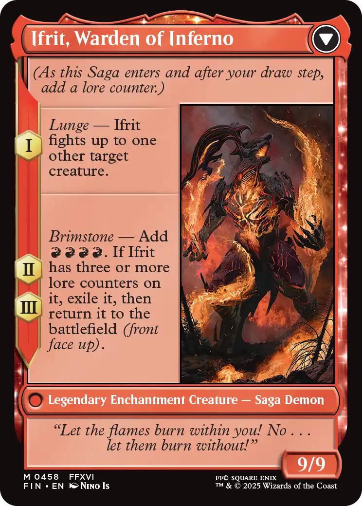 Clive, Ifrit's Dominant // Ifrit, Warden of Inferno (Extended Art) [FINAL FANTASY]-2