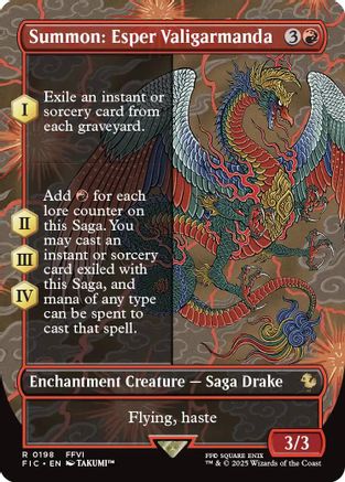 Summon: Esper Valigarmanda (Borderless) [FINAL FANTASY Commander]-1