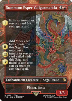 Summon: Esper Valigarmanda (Borderless) [FINAL FANTASY Commander]-1