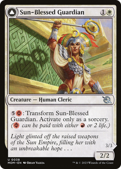 Sun-Blessed Guardian // Furnace-Blessed Conqueror [March of the Machine]-3