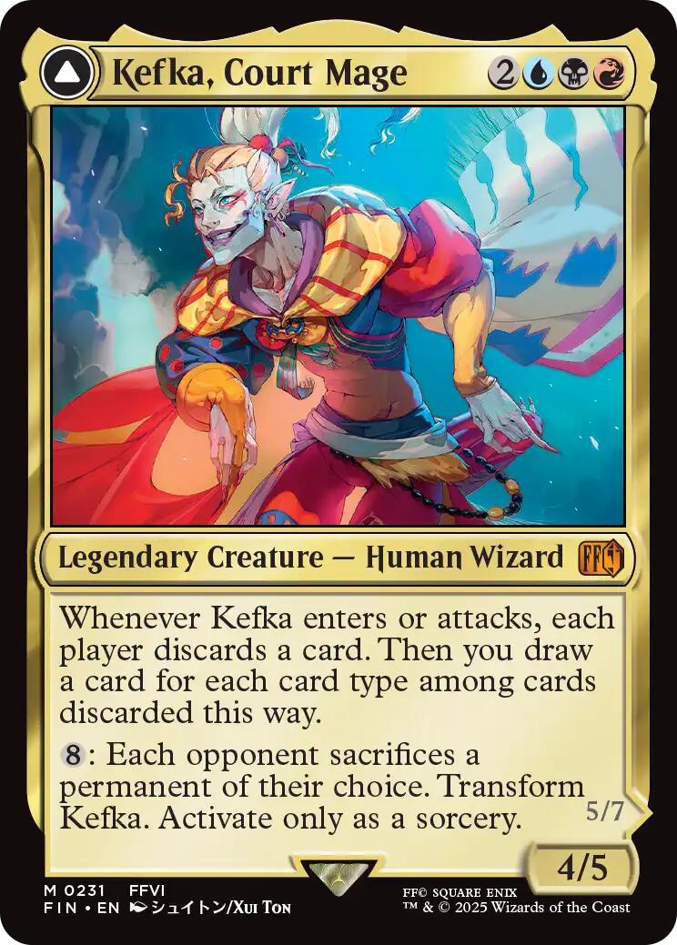 Kefka, Court Mage // Kefka, Ruler of Ruin [FINAL FANTASY]-1