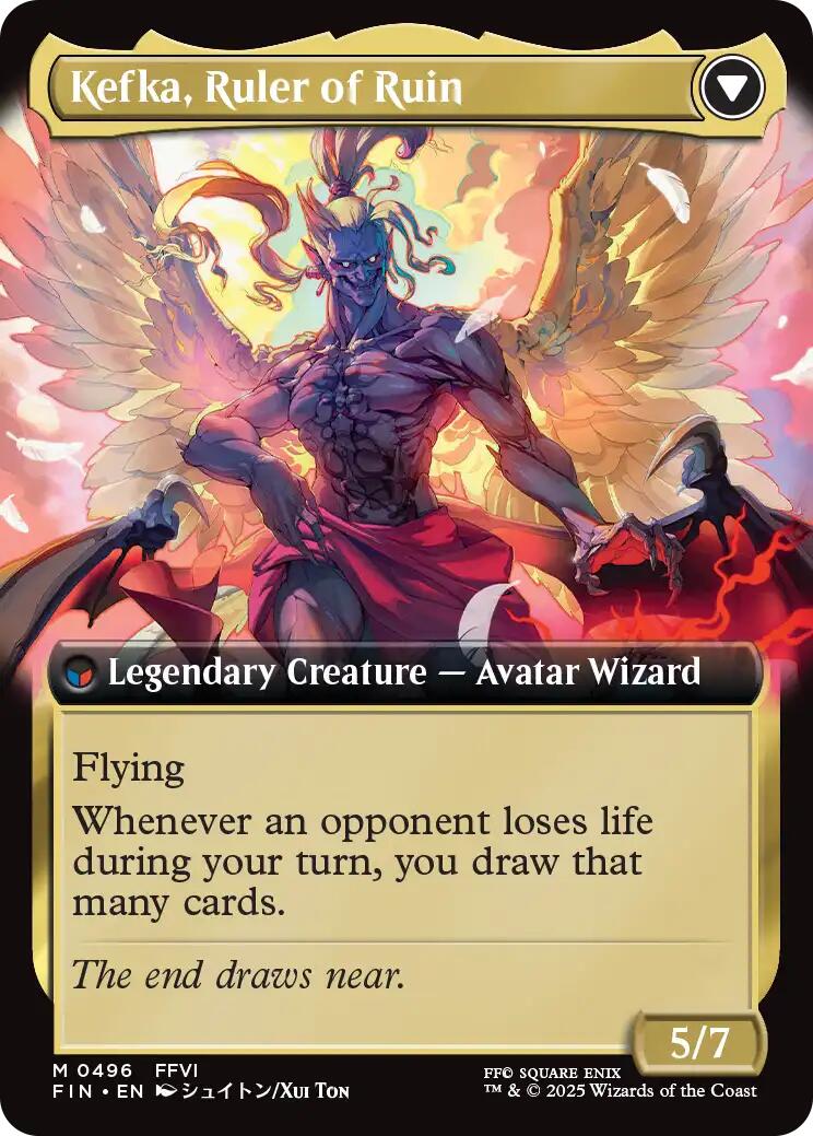 Kefka, Court Mage // Kefka, Ruler of Ruin (Extended Art) [FINAL FANTASY]-2