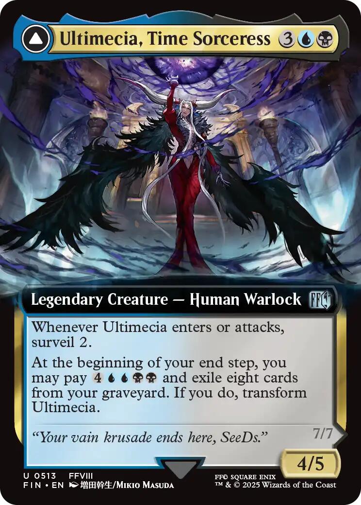 Ultimecia, Time Sorceress // Ultimecia, Omnipotent (Extended Art) [FINAL FANTASY]-1