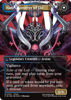 Emet-Selch, Unsundered // Hades, Sorcerer of Eld (Borderless) (Surge Foil) [FINAL FANTASY]-2