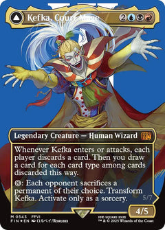 Kefka, Court Mage // Kefka, Ruler of Ruin (Borderless) (Surge Foil) [FINAL FANTASY]-1