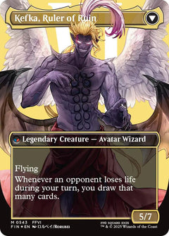 Kefka, Court Mage // Kefka, Ruler of Ruin (Borderless) (Surge Foil) [FINAL FANTASY]-2