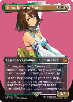 Yuna, Hope of Spira (Borderless) (Surge Foil) [FINAL FANTASY]-1
