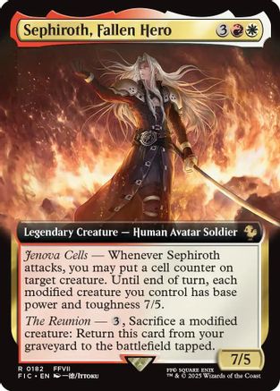 Sephiroth, Fallen Hero (Extended Art) [FINAL FANTASY Commander]-1