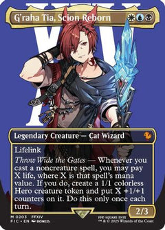 G'raha Tia, Scion Reborn (Borderless) [FINAL FANTASY Commander]-1