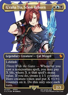 G'raha Tia, Scion Reborn (Borderless) (Surge Foil) [FINAL FANTASY Commander]-1