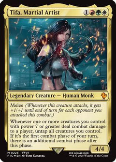 Tifa, Martial Artist (Surge Foil) [FINAL FANTASY Commander]-1