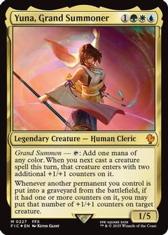 Yuna, Grand Summoner (Surge Foil) (FIC-227) - Commander: FINAL FANTASY Foil-1