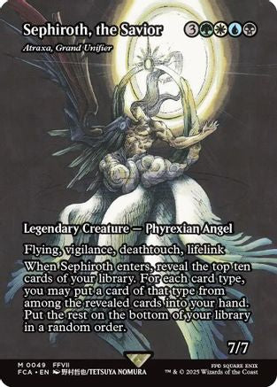 Sephiroth, the Savior - Atraxa, Grand Unifier (Showcase) [FINAL FANTASY : Through the Ages]-1