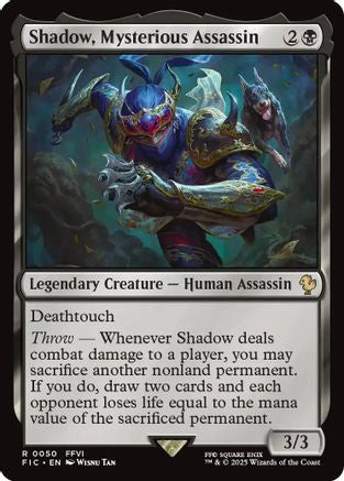 Shadow, Mysterious Assassin [FINAL FANTASY Commander]-1