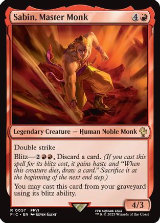 Sabin, Master Monk [FINAL FANTASY Commander]-1