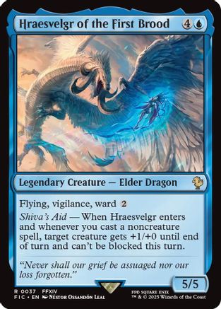 Hraesvelgr of the First Brood [FINAL FANTASY Commander]-1