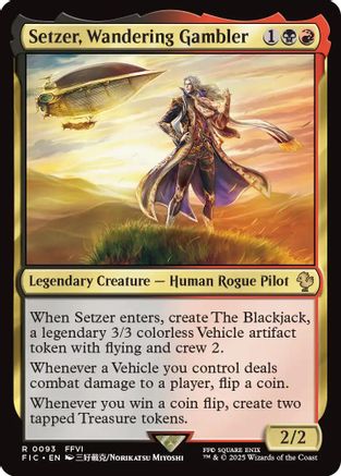 Setzer, Wandering Gambler [FINAL FANTASY Commander]-1