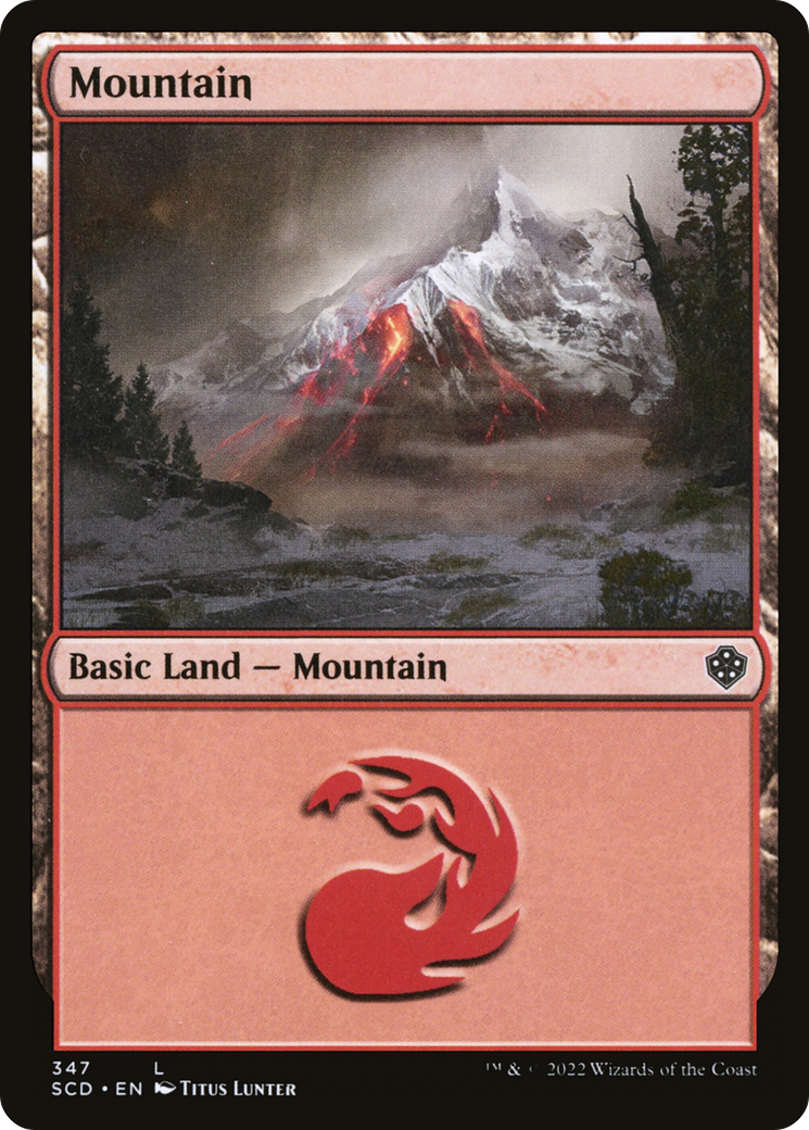 Mountain (347) [Starter Commander Decks]-1