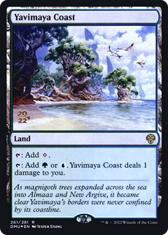 Yavimaya Coast (PRE-261) - Dominaria United Promos Foil-1