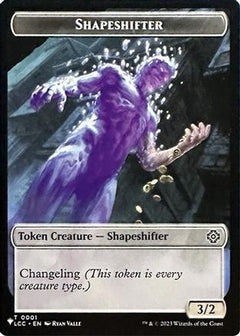 Shapeshifter // Cat Double-Sided Token [Secret Lair Drop Series]-1