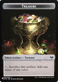 Treasure // Egg Double-Sided Token (LIST-19 // 8) - Secret Lair Drop Series-1