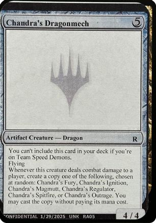 Chandra's Dragonmech [Unknown Event]-1