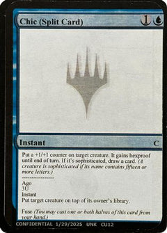 Chic (Split Card) [Unknown Event]-1