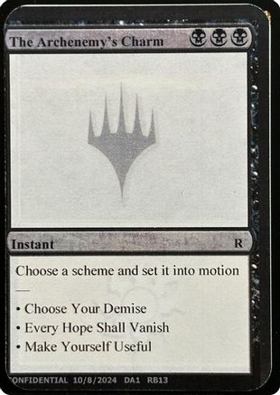 The Archenemy's Charm [Unknown Event]-1