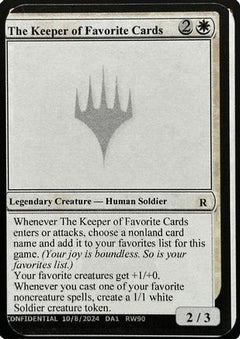 The Keeper of Favorite Cards [Unknown Event]-1