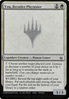 You, Iterative Playtester [Unknown Event]-1